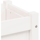  Vrtna sadilica bijela 150 x 50 x 70 cm od masivne borovine | shoptok.hr
