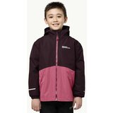 Jack Wolfskin Jakna za dečake ICELAND 3IN1 JACKET K, Crno-roze | ePonuda.com