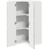  Zidni kutni ormar Betonski sivi 57 x 57 x 100 cm | shoptok.hr