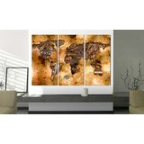  Slika na plutenoj podlozi - Shade of Gold [Cork Map] 90x60 | shoptok.hr