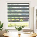 vidaXL Zavjesa zebra 115x150 cm širina tkanine 110,9 cm poliester | shoptok.hr