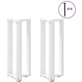  Noge konzolnog stola T-oblika 2 kom crne 25x28x(72-73) cm čelik | shoptok.hr