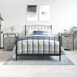The Living Store Nočna omarica 2 kosa siva sonoma 44x45x60 cm inženirski les - Nočna Omarica, (21433841) | Shoptok.si