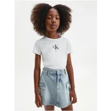 Calvin Klein White girls' T-shirt - Girls