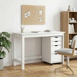  Set stola i pokretnog ormara MOSS 2 pcs Bijela | Shoptok.si