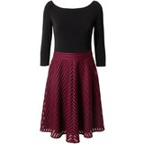 Swing Obleka vinsko rdeča / črna | Shoptok.si