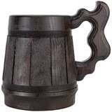  Ručno rađena šalica od tamnog drva 0.3L s inox unutrašnjosti | shoptok.hr