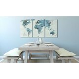  Slika - Ornithological map of the World 60x30 | shoptok.hr