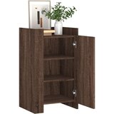  Komoda boja smeđeg hrasta 45x35x75 cm od konstruiranog drva | shoptok.hr