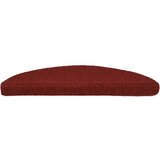  Prostirke za stepenice, samoljepljive, 30 kom, 56x17x3 cm, bordo crvene, poluokrugle | shoptok.hr