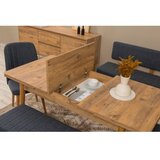 Hanah home vina bench 04 1048 atlantic pine dark blue (produžni trpezarijski sto, stolice i konzola (6 komada)