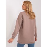 RELEVANCE Sweatshirt-RV-BL-8261.51-dark beige | Shoptok.si