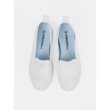 Shelvt White slip-on sneakers with elastic upper | Shoptok.si