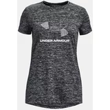 Under Armour Tehnička sportska majica crna melange / bijela