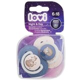 Lovi Night & Day Dynamic Soother Boy 6-18m silikonska dinamična duda 2 kos za otroke Cene