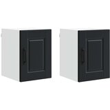  Ormar za Zid 2 pcs Crna 30 x 31 x 40 cm Konstruirano drvo | shoptok.hr