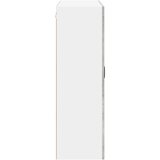  Zidni stakleni ormarić Lucca Betonska siva 80 x 31 x 100 cm | shoptok.hr