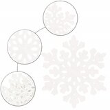 springos set božićnih ukrasa "Snježna pahulja", 6 cm, 8 komada, bijela | shoptok.hr