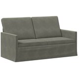  Set sofe 2 pcs Svjetlosiva Kordura tekstil - Svjetlosiva Jednostruka + Dvostruka (140 cm) | shoptok.hr