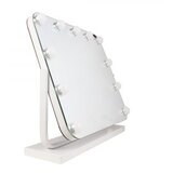 Ogledalo kozmetičko Smile LED Hollywood stolno 38 x 47 cm – Bijelo Cijene