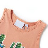  Dječja majica bez rukava svjetlonarančasta 128 | shoptok.hr