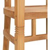  Stolica 2 pcs Smeđa 63 x 58 x 89 cm Čvrsto teak drvo | shoptok.hr