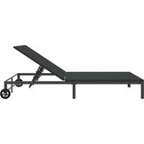  Ležaljka na suncu Crna 206 x 115 x 75 cm poliratan | Eponuda.ba