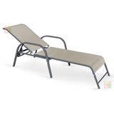 Halmar Podesiva ležaljka MOSLER, siva/bež | Eponuda.com