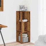 vidaXL Kotna omara Old Wood 33x33x100 cm Inženirski les | Shoptok.si