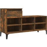 Maison Chic Omarica za obutev - Kopa za čevlje dimljeni hrast 102x36x60 cm inženirski les, (21776184) Cene