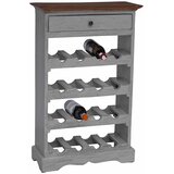  Stalak za vino od masivnog drva mahagonija 55 x 23 x 85 cm | shoptok.hr