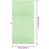 vidaXL Športne brisače 2 pcs Zelena 140 x 70 cm Poliester in poliamid | Shoptok.si