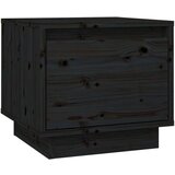  Noćni ormarići 2 kom crni 35 x 34 x 32 cm od masivne borovine | shoptok.hr
