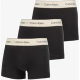Heritage Cotton Stretch Trunk 3-Pack Black S