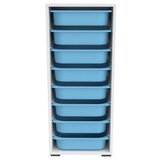 Hanah home višenamenska polica cara 8N white blue | ePonuda.com
