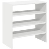 Maison Chic Regal za čevlje - Polica za čevlje 2 kosa zložljiva bel 60x30x30,5 cm, (21777321) Cene