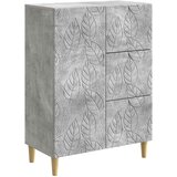  Kreveta Betonska siva 66 x 34,5 x 90 cm Konstruirano drvo | shoptok.hr
