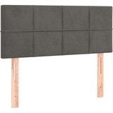 Box spring postelja z vzmetnico temno siva 100x200 cm žamet, (20846731) | Shoptok.si