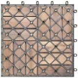  Talne plošče 20 kosov sive 30x30 cm trden akacijev les, (21143928) | Shoptok.si