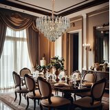Toolight Visilica s kristalima G057-CP 50cm GOLD | shoptok.hr
