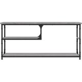 TV ormarić boja hrasta 100x38x46,5 cm konstruirano drvo i čelik | shoptok.hr