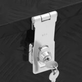  Kutija za pohranu crna 80 x 39 x 30 cm aluminijska | shoptok.hr