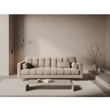 Cosmopolitan Design Bež raztegljiva sedežna garnitura s prostorom za shranjevanje iz tkanine bouclé 222 cm Bali – | Shoptok.si