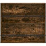  Polica za časopise s policom Dimljeni hrast 80 x 12 x 70 cm | shoptok.hr