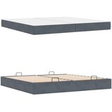  Okvir kreveta s madracem s madracem 2 pcs Siva nijansa Baršun | Eponuda.com
