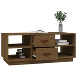  Stolić za kavu boja meda 100 x 50 x 41 cm od masivne borovine | shoptok.hr