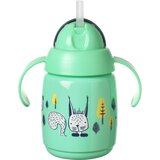 Tommee Tippee Superstar Straw Cup skodelica s slamico za otroke 6m+ Green 300 ml Cene