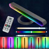  Set 2x LED RGBIC prigušiva stona lampa LED/5W/5V crna + daljinski upravljač | Eponuda.com