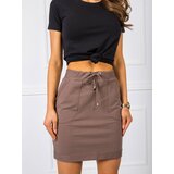 BASIC Feel Good Skirt-RV-SD-3726-1.06-brown | shoptok.hr