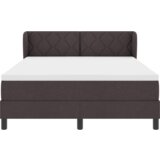  Box Spring postelja z vzmetnico rjava 160x200 cm tkanina, (22051285) | Shoptok.si